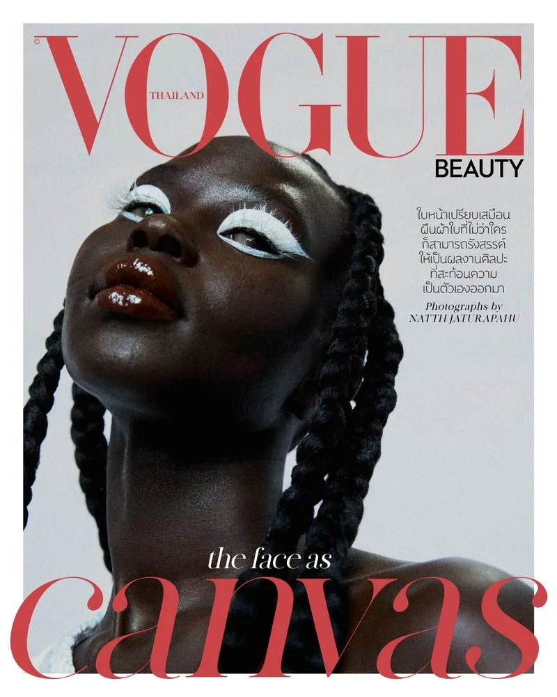Aweng Chuol Covers Vogue Thailand February 2022 Beauty Issue